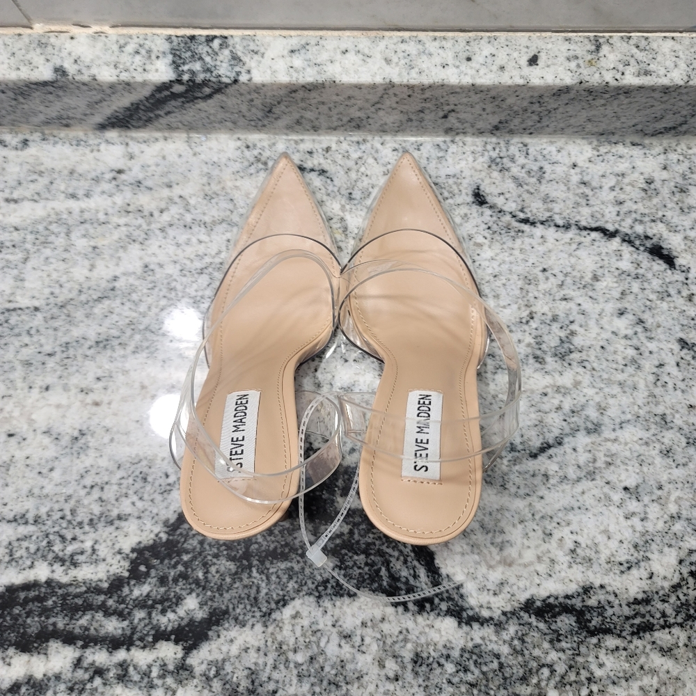Steve Madden Vienne Clear Pointed Toe Stiletto Pu… - image 8